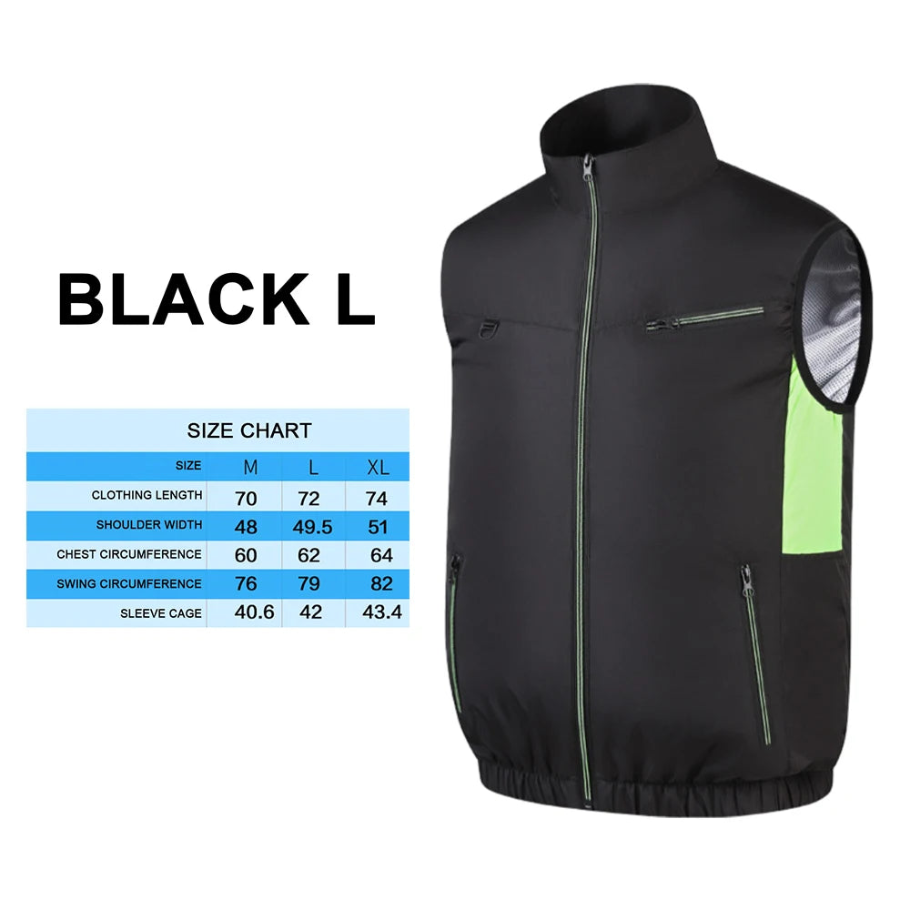 Cooling Fan Vest for Summer | Breathable Heat Resistant Jacket