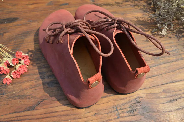 Handmade Genuine Leather High Top Women's Shoes | Stylish Casual Footwear