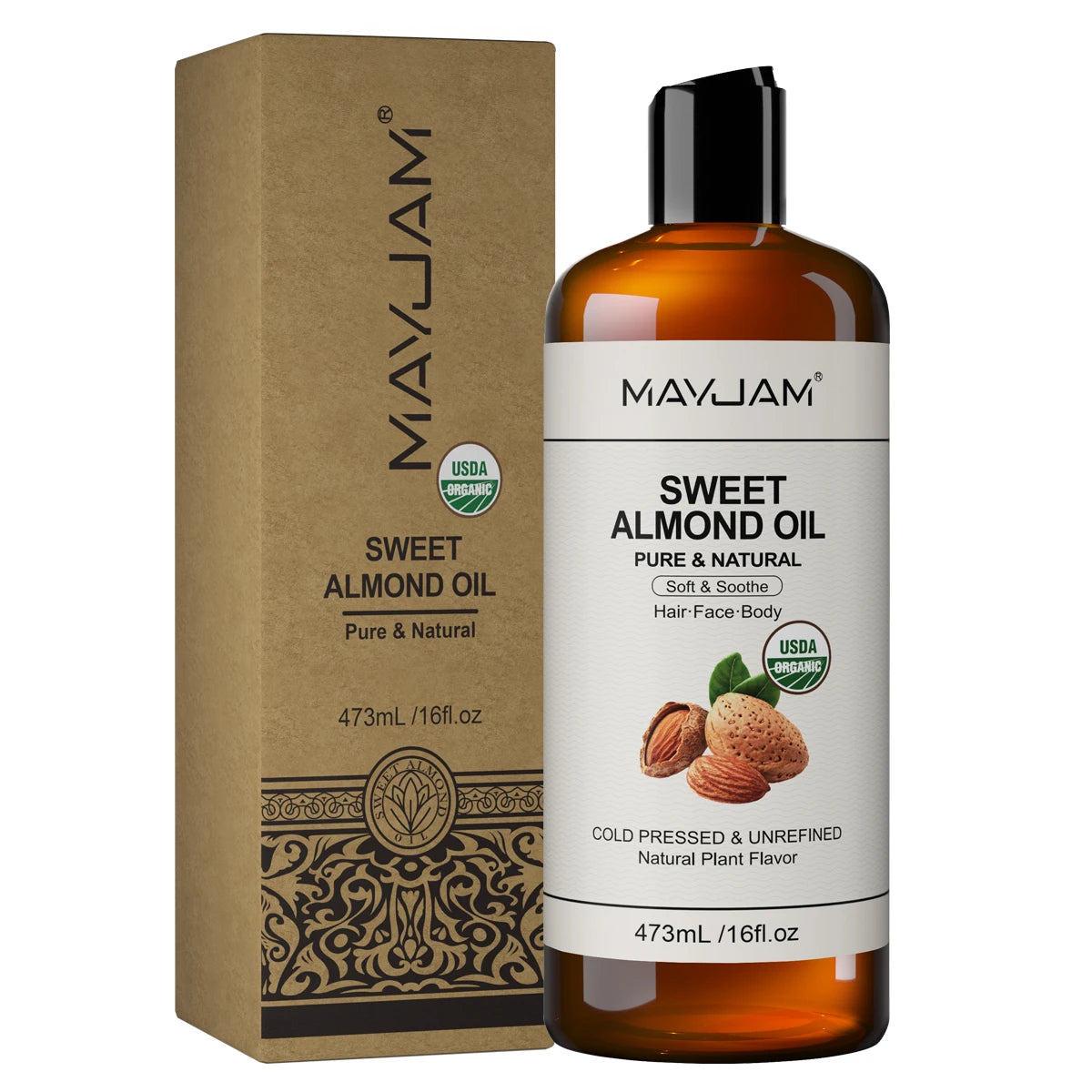 Organic Multi-Use Carrier Oil for Face, Hair & Massage