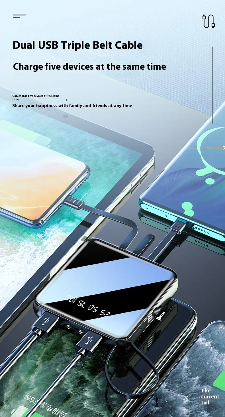 200000mAh Power Bank | Fast Charging Portable Battery Charger