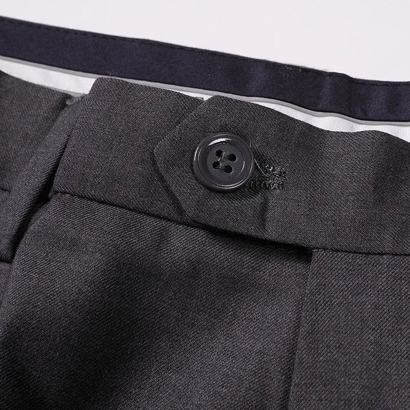 Men's Relaxed Fit Business Suit Pants | Stylish Office Trousers