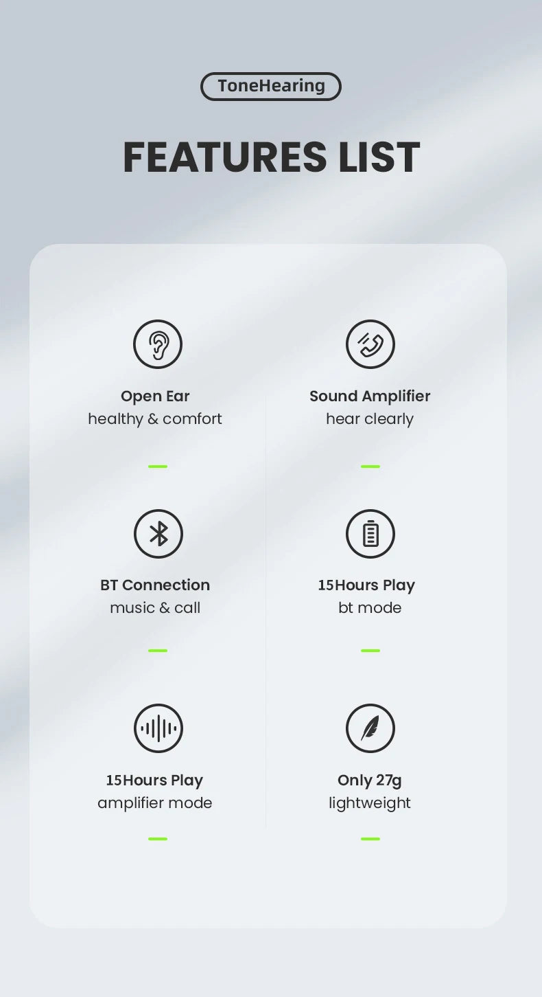 Bone Conduction Bluetooth Hearing Aid | Comfort & Clarity