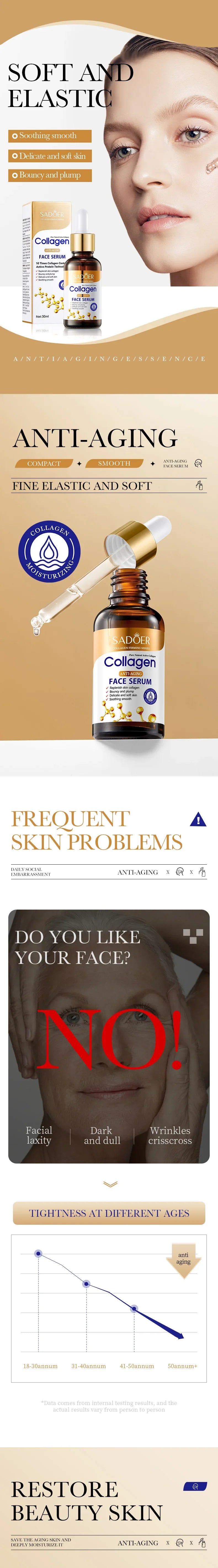 Collagen Face Serum | Moisturizing Facial Essence for Radiant Skin