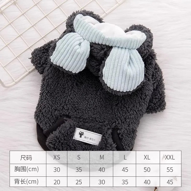 Thickened Fluffy Cotton Coat for Kittens | Warm Winter Jacket