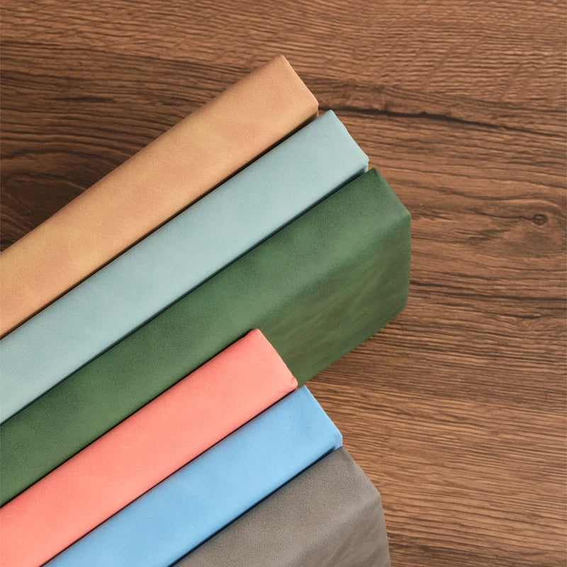 200 Pages A5 Leather Notebook | Personalized Soft Cover & Bookmark