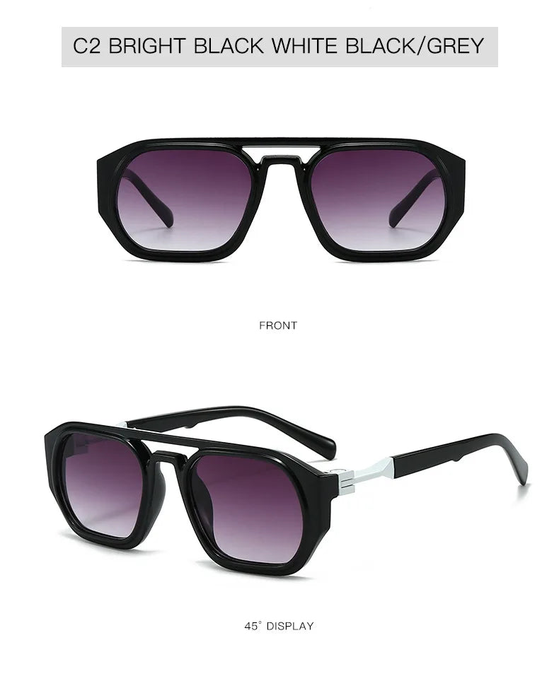Transparent Square Computer Glasses for Blue Light Protection