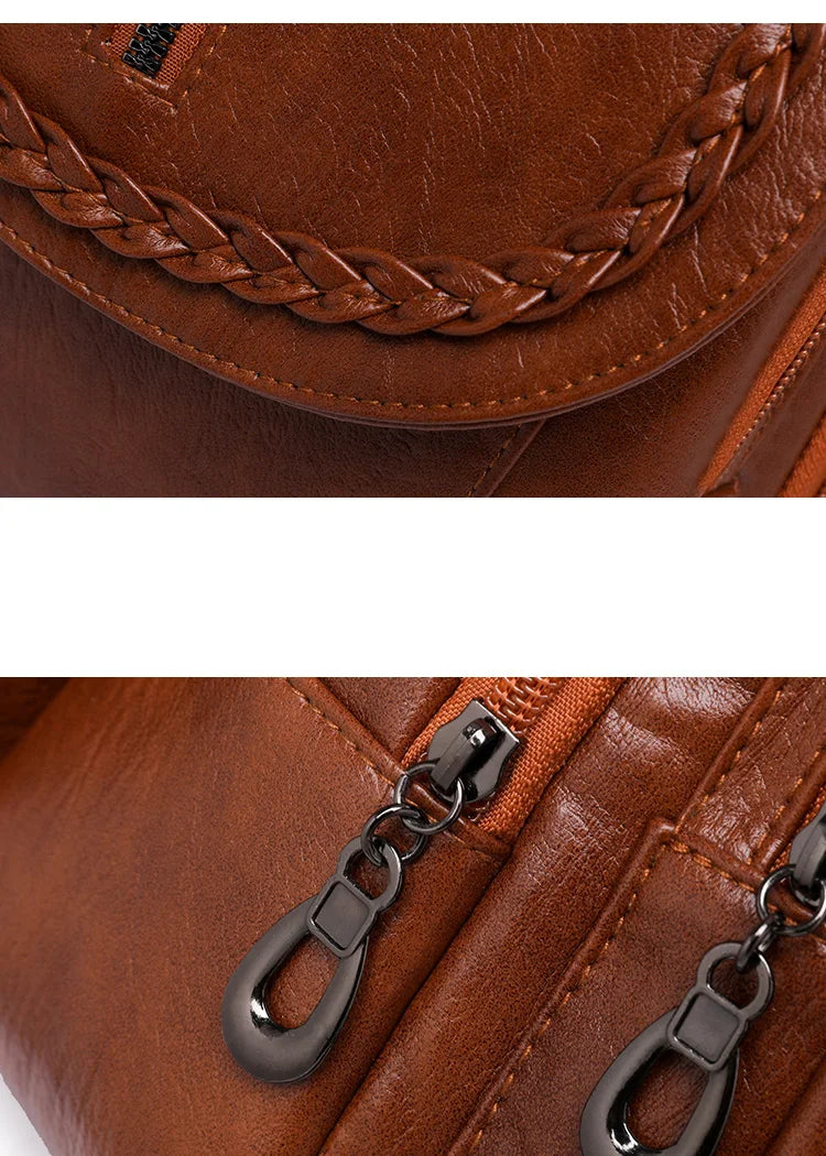 Stylish Women's Leather Backpack | Chic Travel Bag for All Occasions