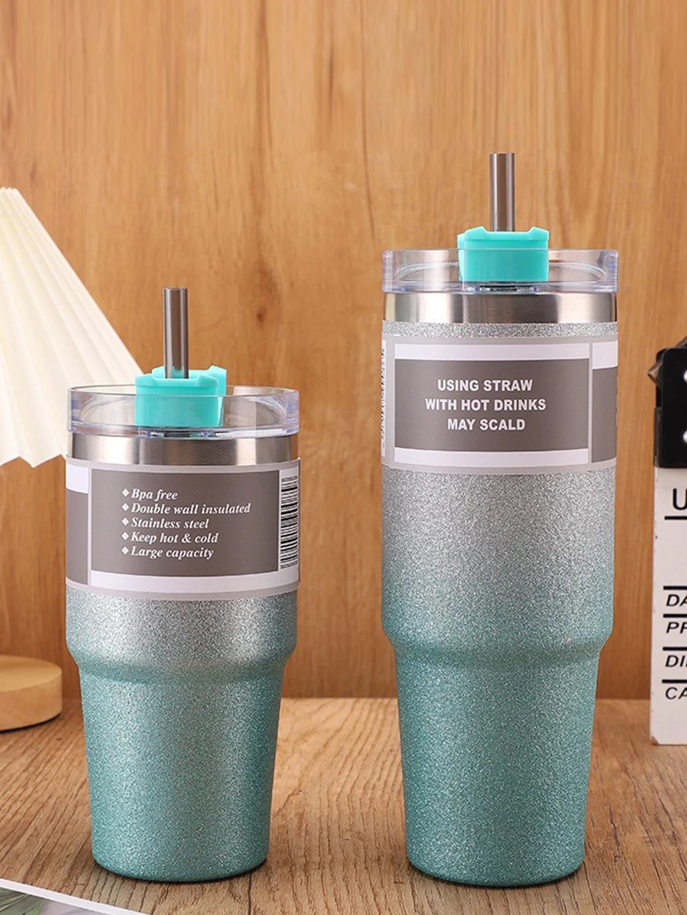 Gradient Starlight Insulated Double-Layer Stainless Steel Cup