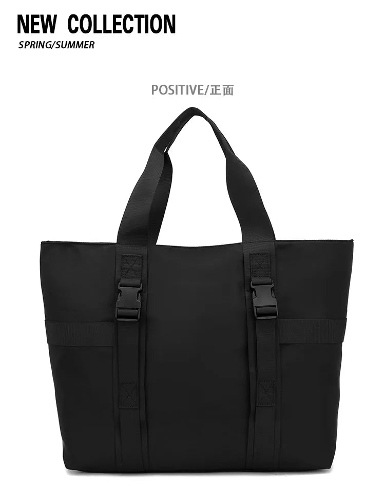 Large Canvas Shoulder Bag for Men | Stylish Casual Tote