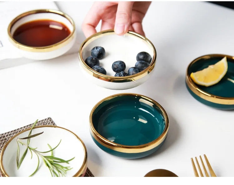 Elegant Ceramic Small Dishes for Sauces | Perfect Dining Accessory