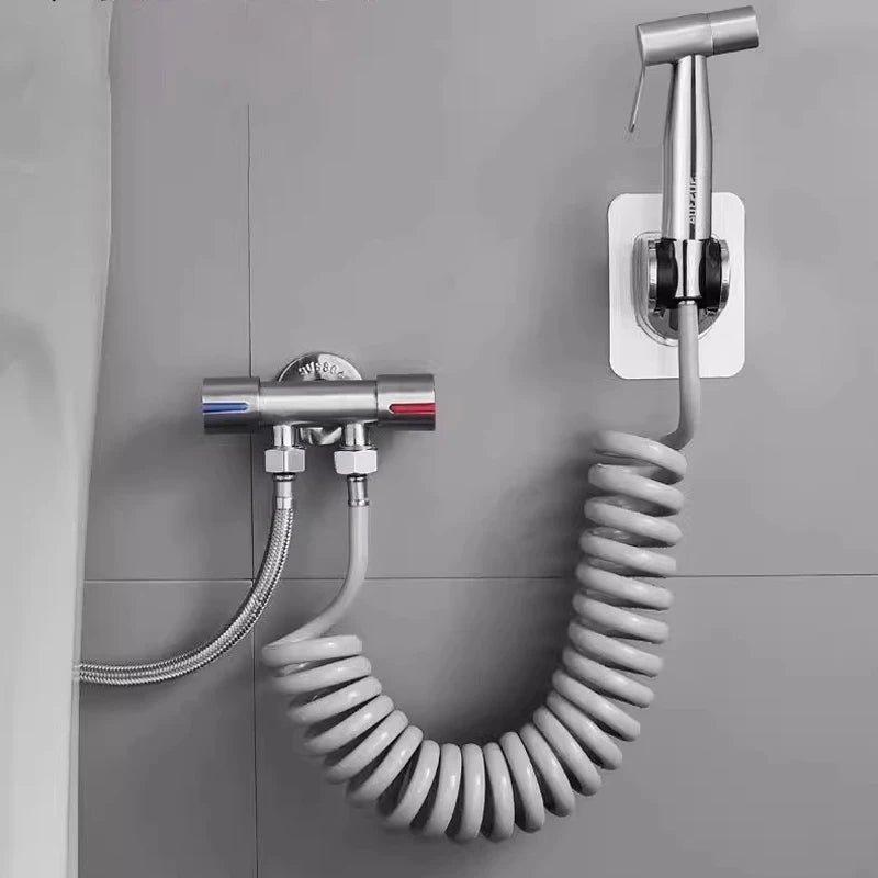 Handheld Bidet Sprayer Set | Stainless Steel Toilet Spray Gun
