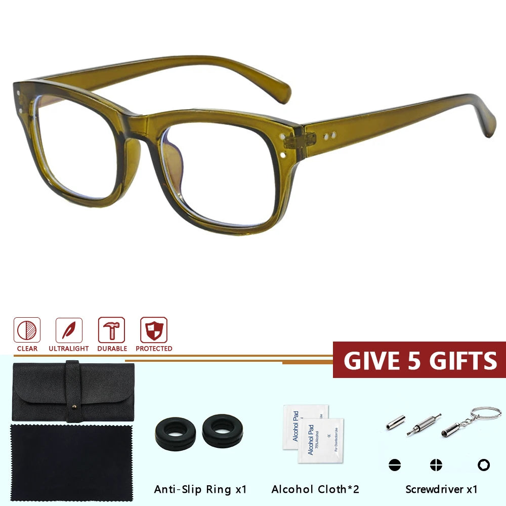 Stylish Women's Multifocal Glasses | Photochromic Prescription Lenses