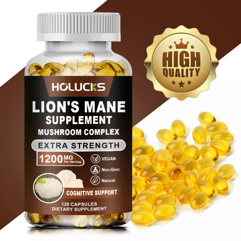 Lion's Mane Mushroom Complex Capsules | Brain & Immune Support