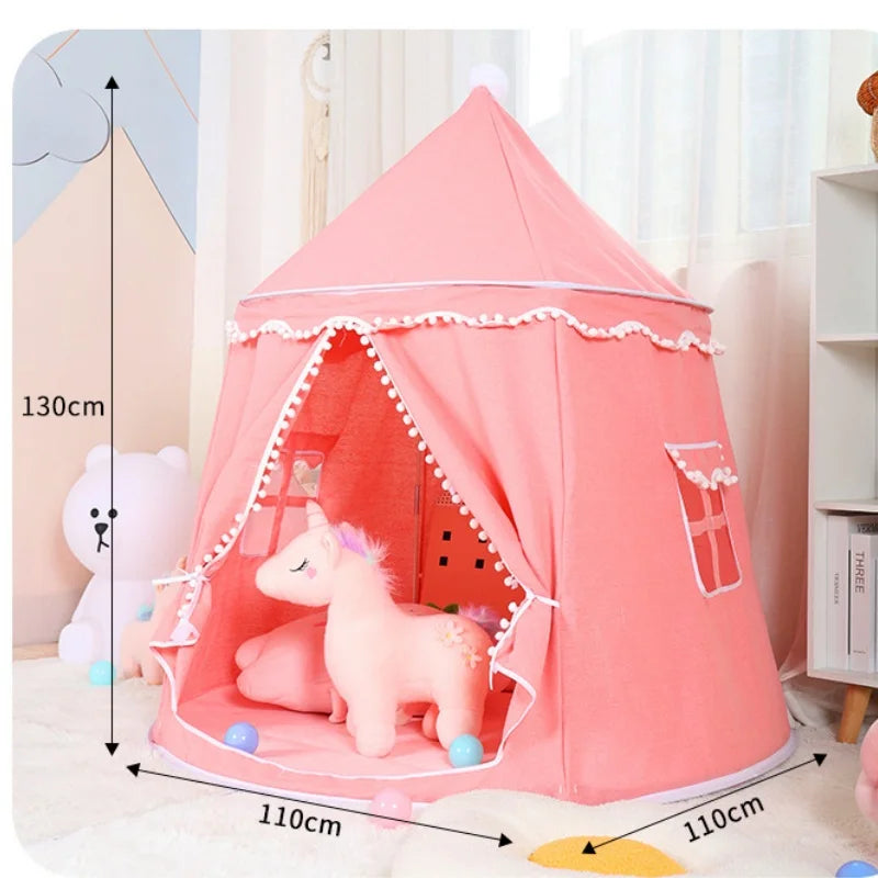 Large Kids Teepee Tent | Foldable Playhouse for Outdoor Adventures