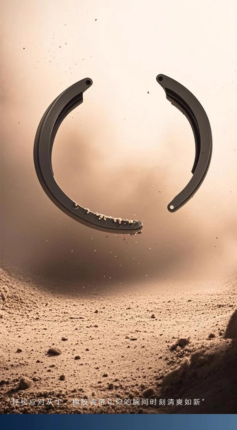 Soft Rubber Watch Strap | Quick Release Diver Band for All Watches