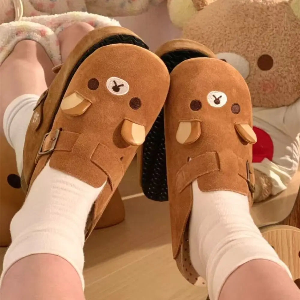 Cute Cartoon Women’s Thick Sole Slippers | Cozy Indoor Footwear