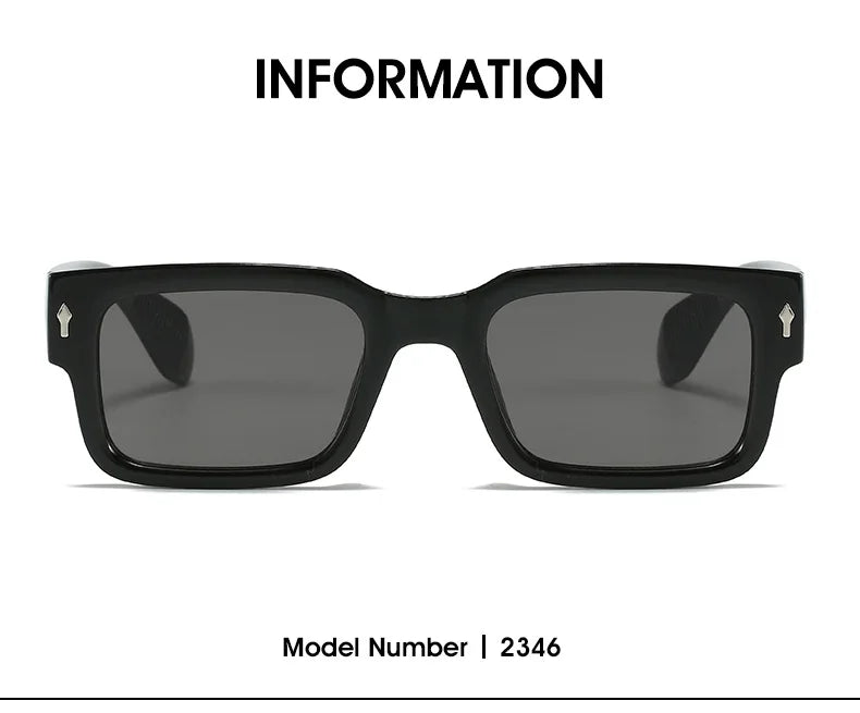 Stylish Rivet Sunglasses | Retro UV400 Eyewear for Everyone