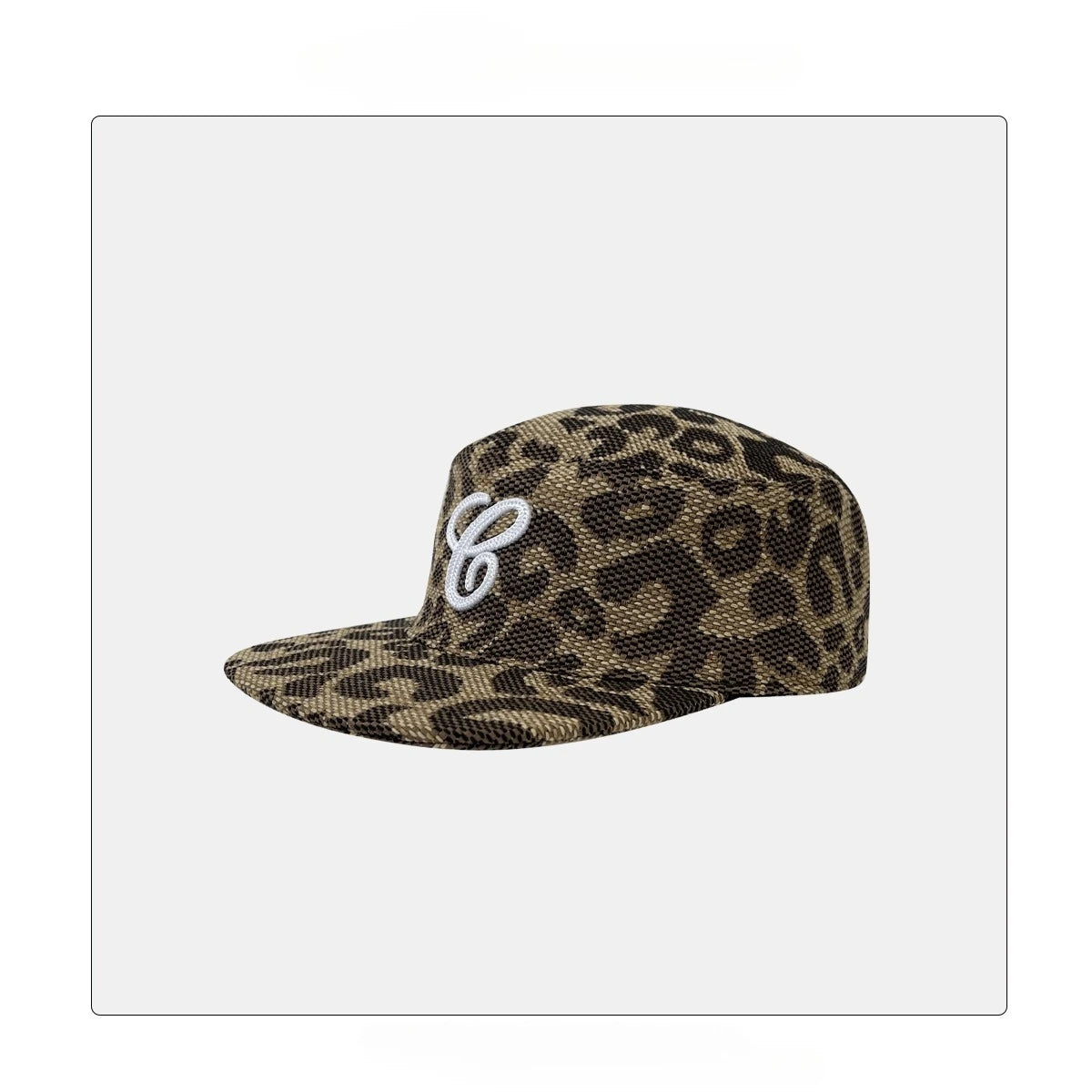 Retro Embroidered Duckbill Caps | Casual Leopard Print Baseball Hat