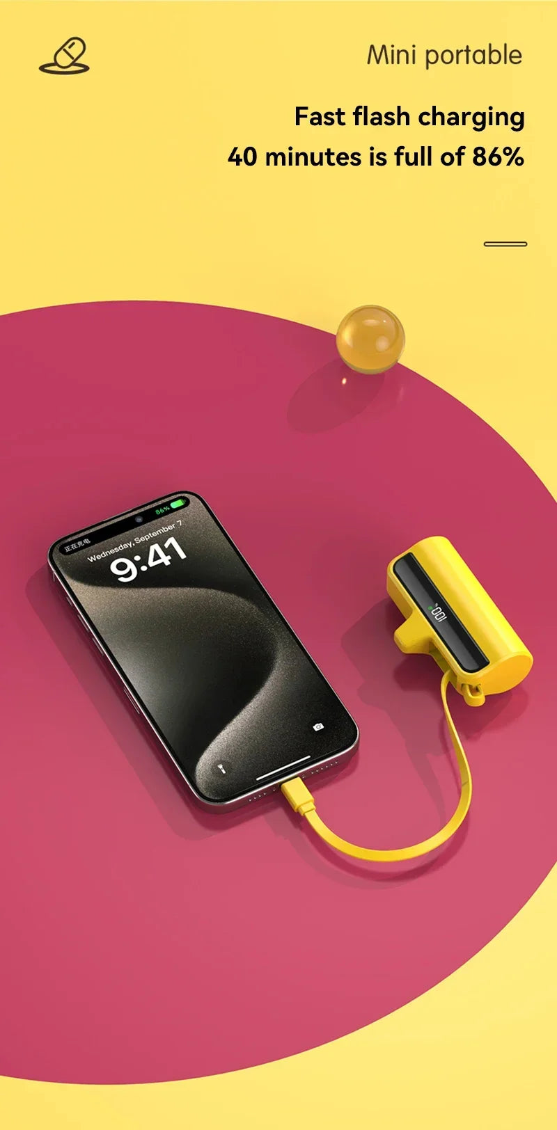 50000mAh Capsule Mobile Power Bank | Ultimate Portable Charger