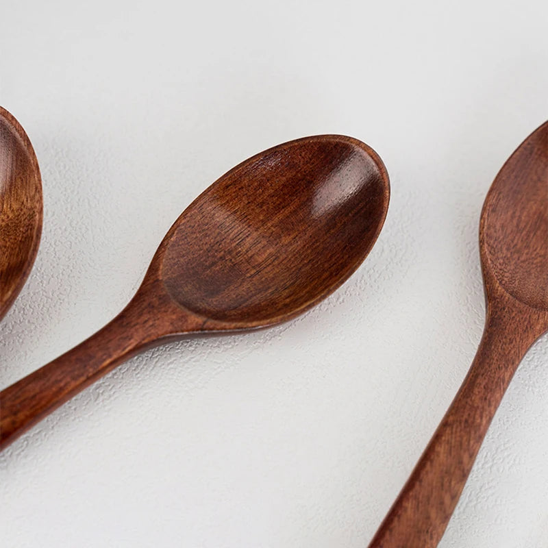 Small Wooden Spoon for Children | Natural Multi-Purpose Scoop