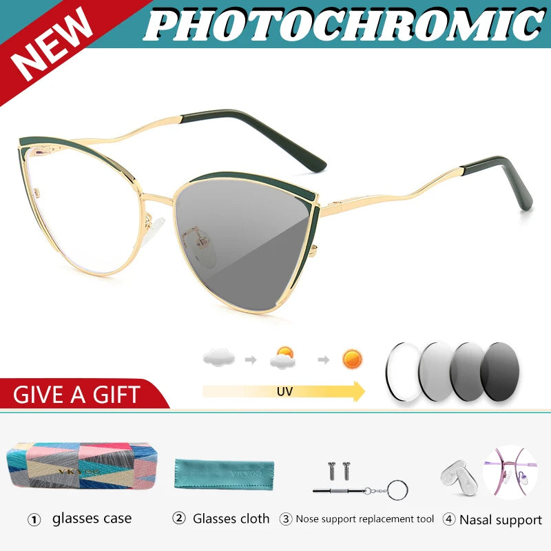 Personalized Cat Eye Glasses for Women | Customizable Style & Comfort
