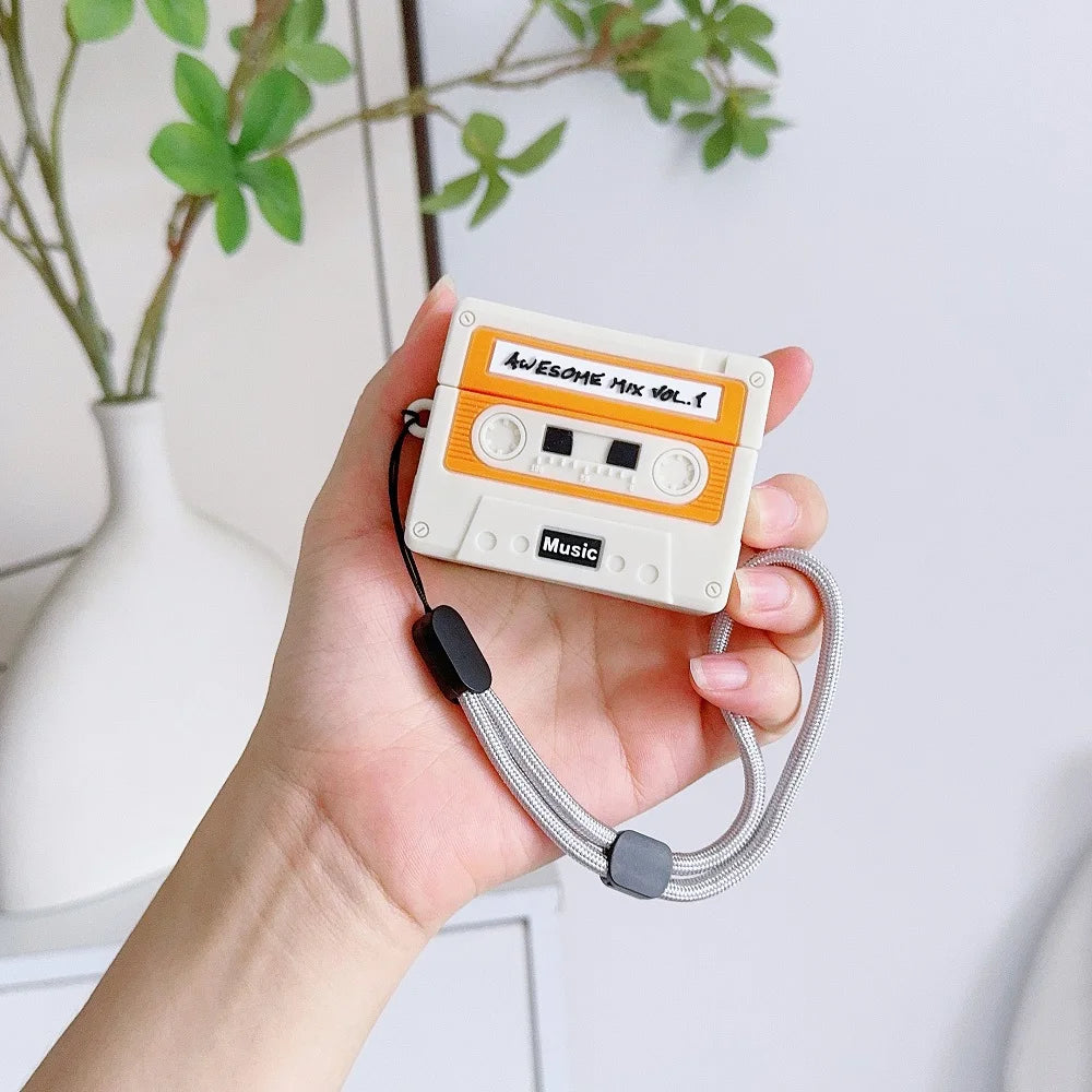 Funny Classic Tape Style Protective Case for AirPods Pro 2