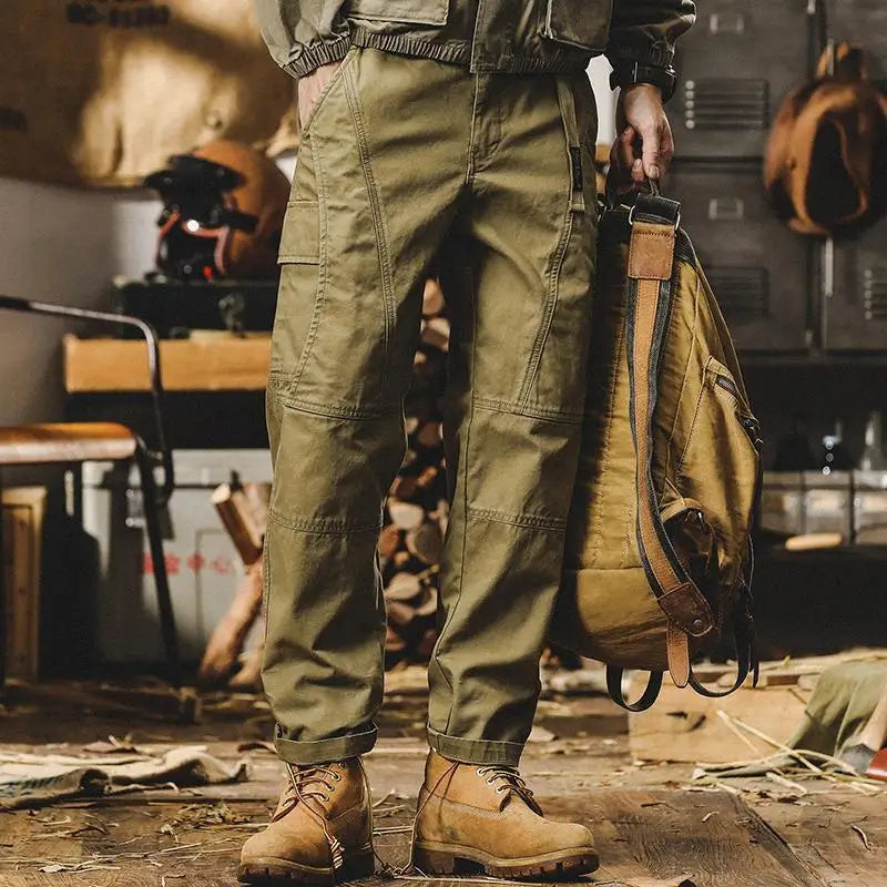 Men's Loose Straight Casual Trousers | Comfortable Outdoor Pants