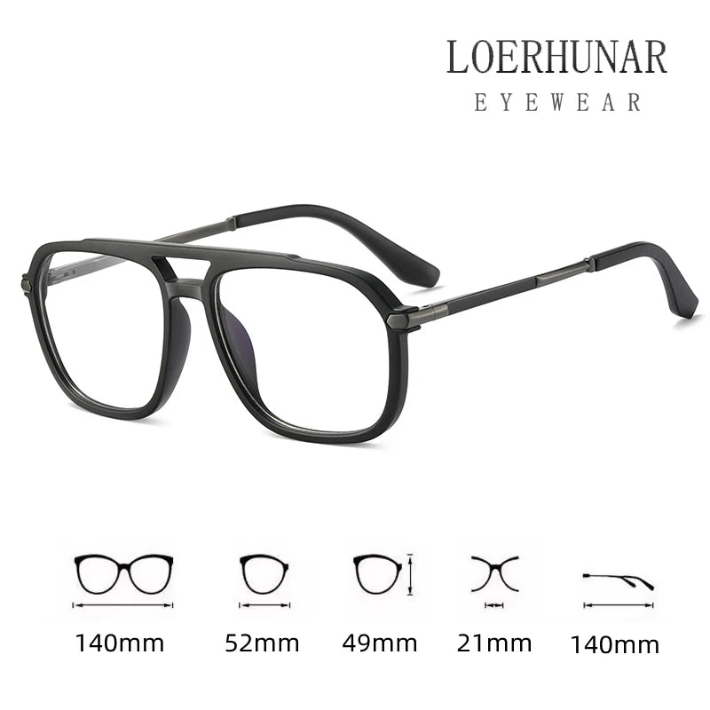 Fashion Retro Prescription Glasses for Men & Women | Stylish & Protective