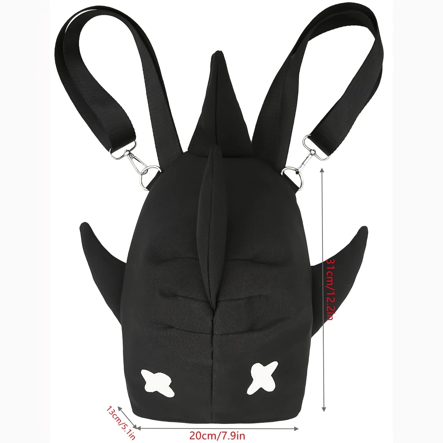 Casual Shark Design Backpack | Trendy Large Capacity Bag for Teens