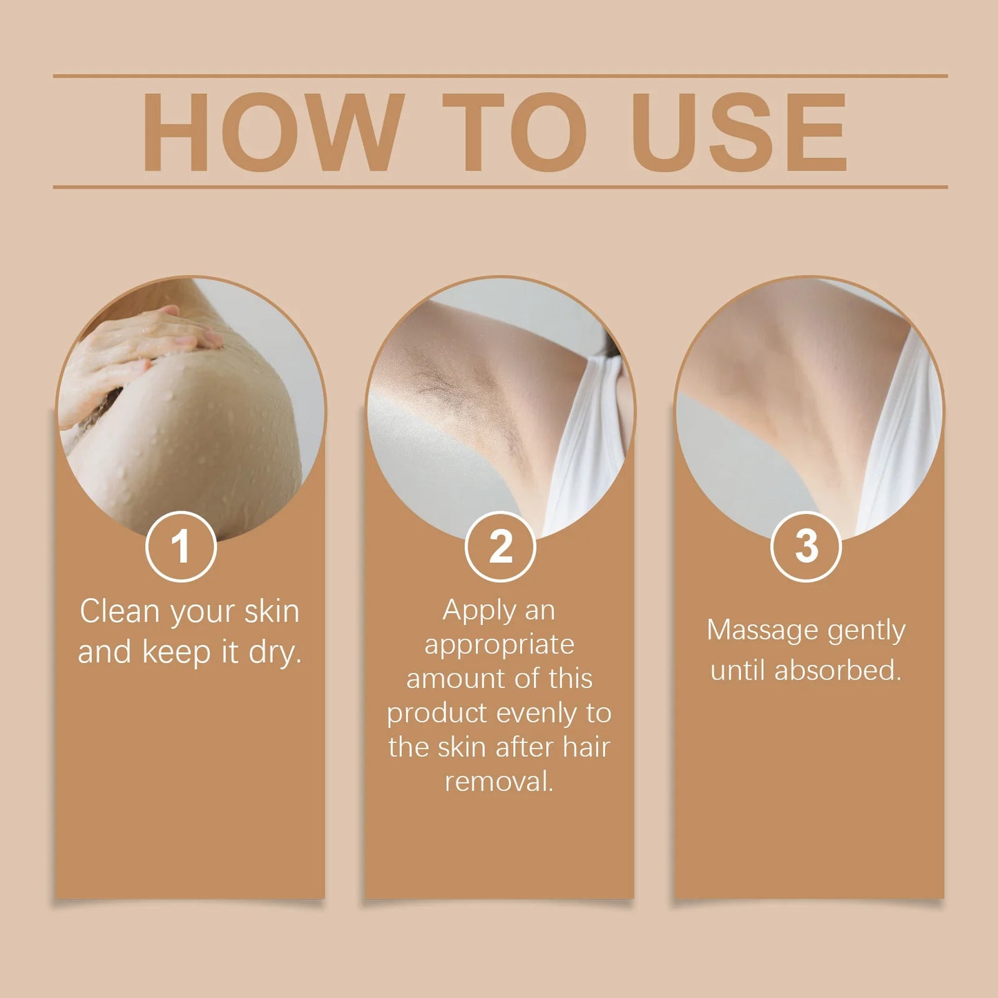 Natural Hair Removal After Care Oil for Smooth Skin