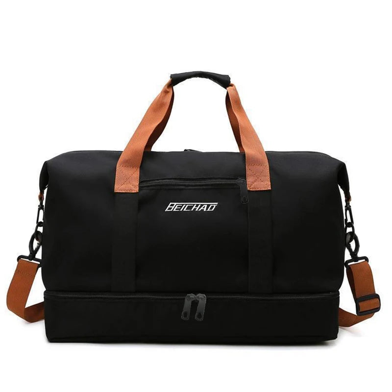 Portable Fitness Gym Bag | Lightweight Travel Duffle Tote