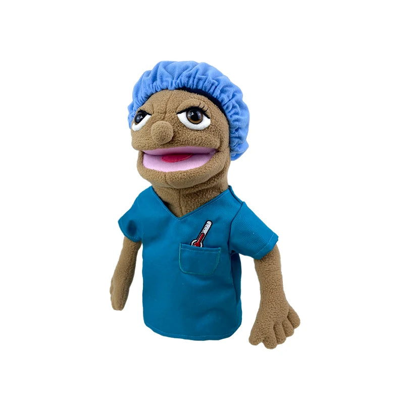 Cartoon Profession Series Plush Hand Puppets | Fun & Engaging Dolls