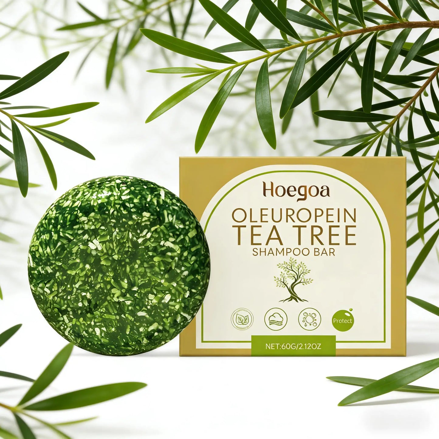 Tea Tree Oil Shampoo for Dandruff Removal & Scalp Care