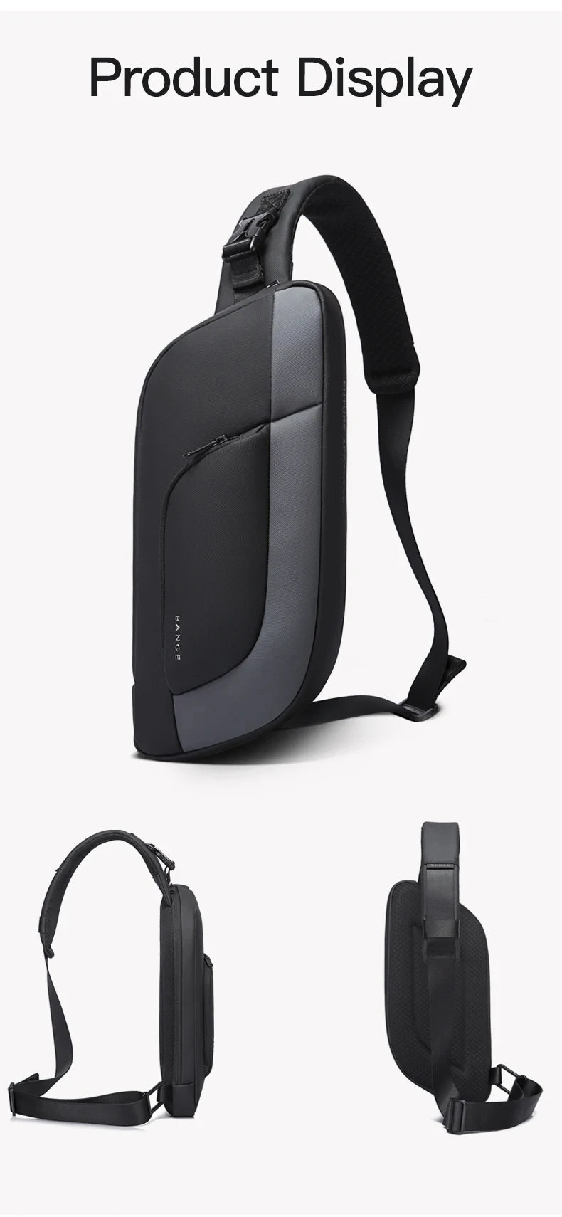 Men's Anti-theft Waterproof Crossbody Bag | Multifunctional Chest Pack