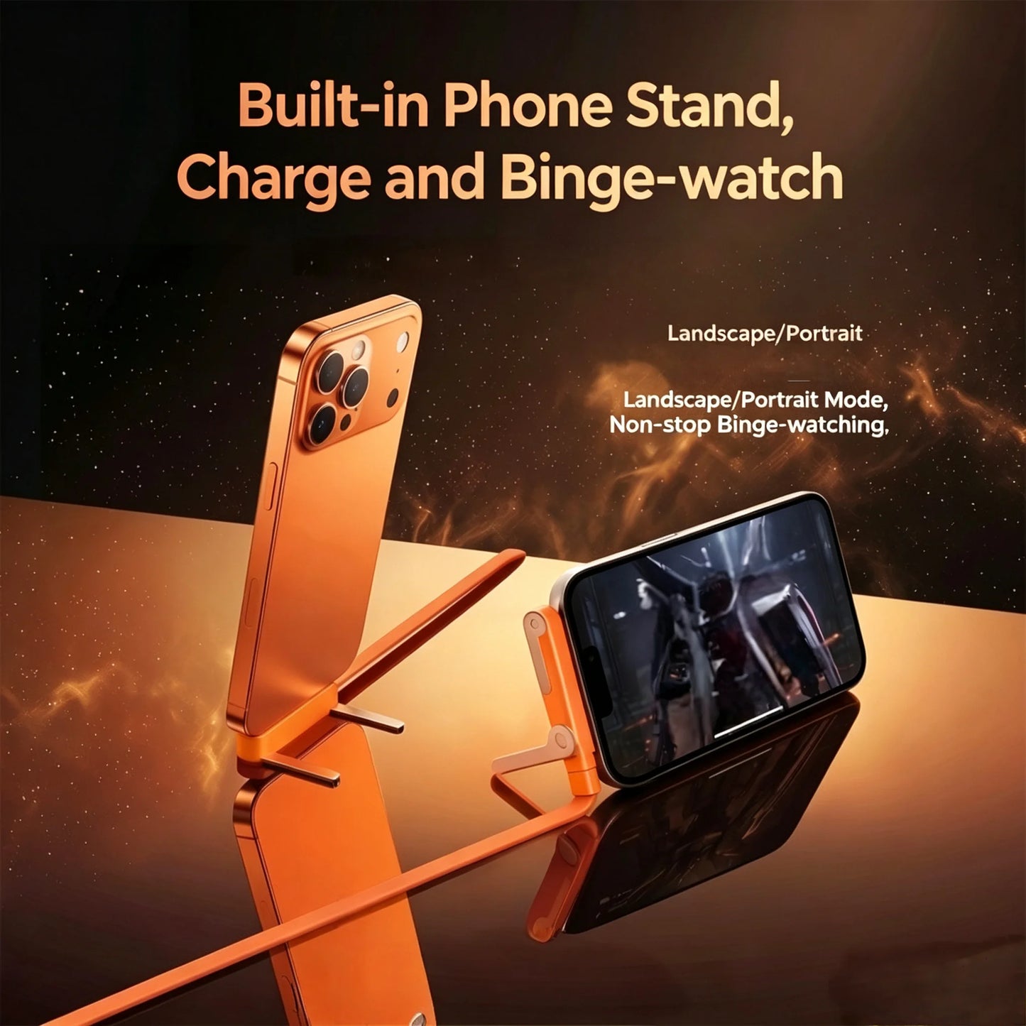 240W 2-in-1 USB C Fast Charging Foldable Desktop Stand Adapter