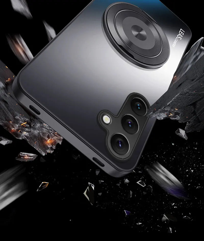 For Samsung A05 A06 A14 A15 A16 A35 A36 A56 A24 A34 A54 A25 A35 A55 A17 Magnetic Ring Stand Back Phone Case Ring Protect Cover