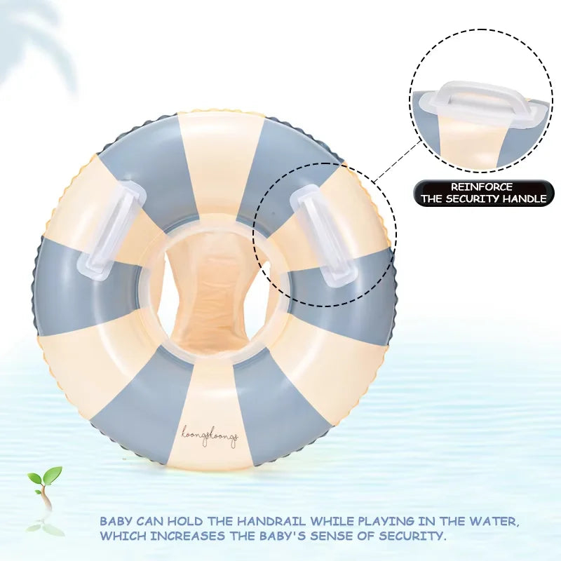 Baby Swimming Ring with Sunshade | Safe Toddler Pool Float