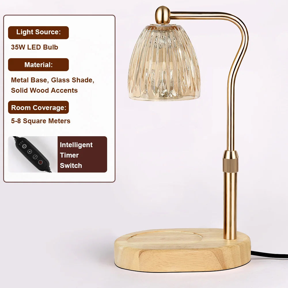 Electric Wax Melts Timer Candle Warmer Lamp | Aromatherapy Decor