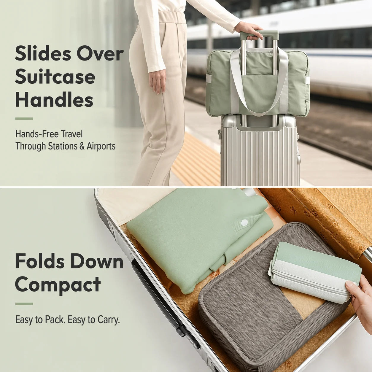 Waterproof Foldable Travel Duffle Bag | Large Capacity & Versatile