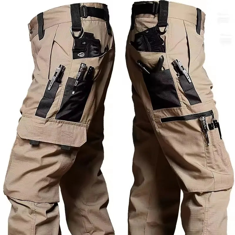 Waterproof Multi-pocket Cargo Pants for Men | Hiking & Casual Wear
