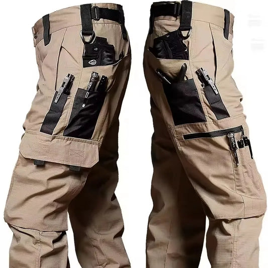Waterproof Multi-pocket Cargo Pants for Men | Hiking & Casual Wear