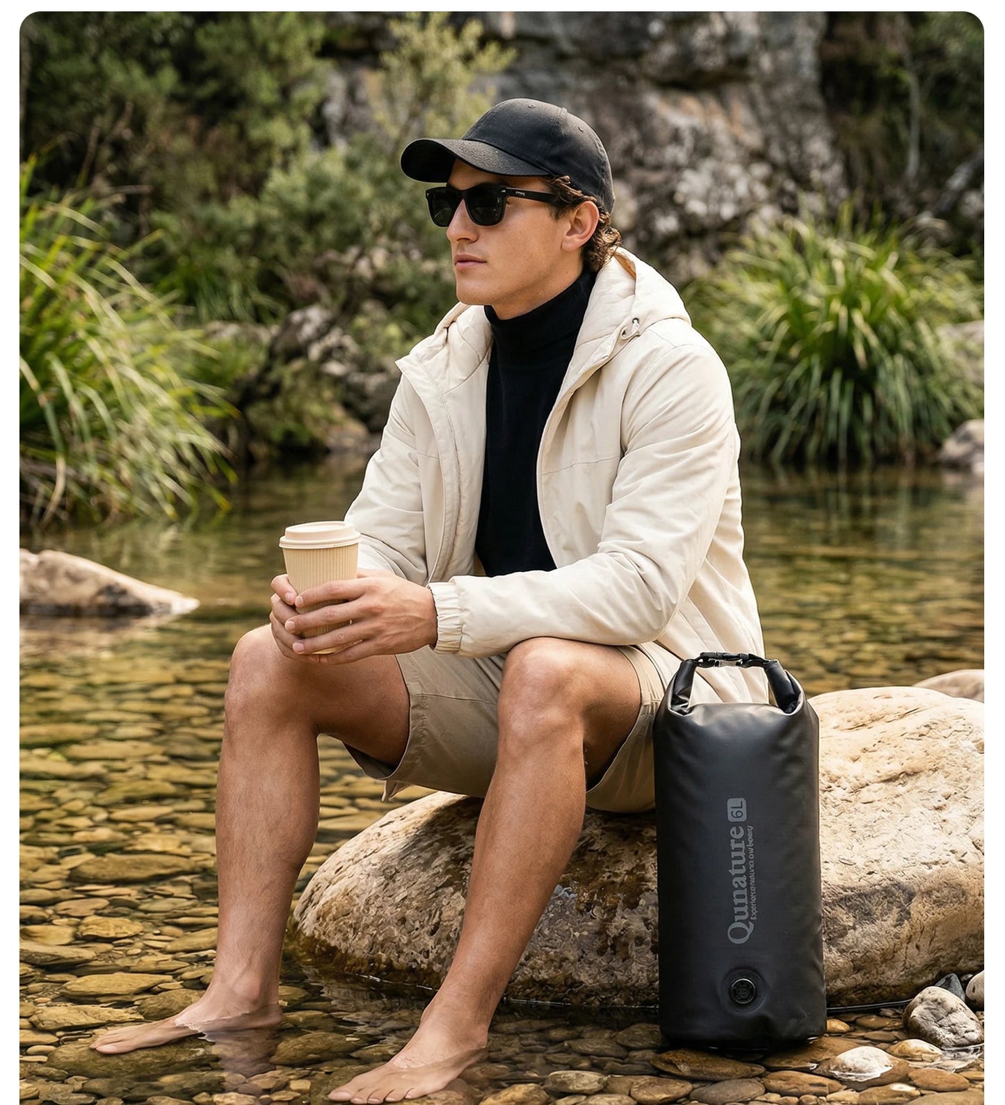 Heavy Duty Waterproof Compression Bike Bag | Quick Release Fork Pack