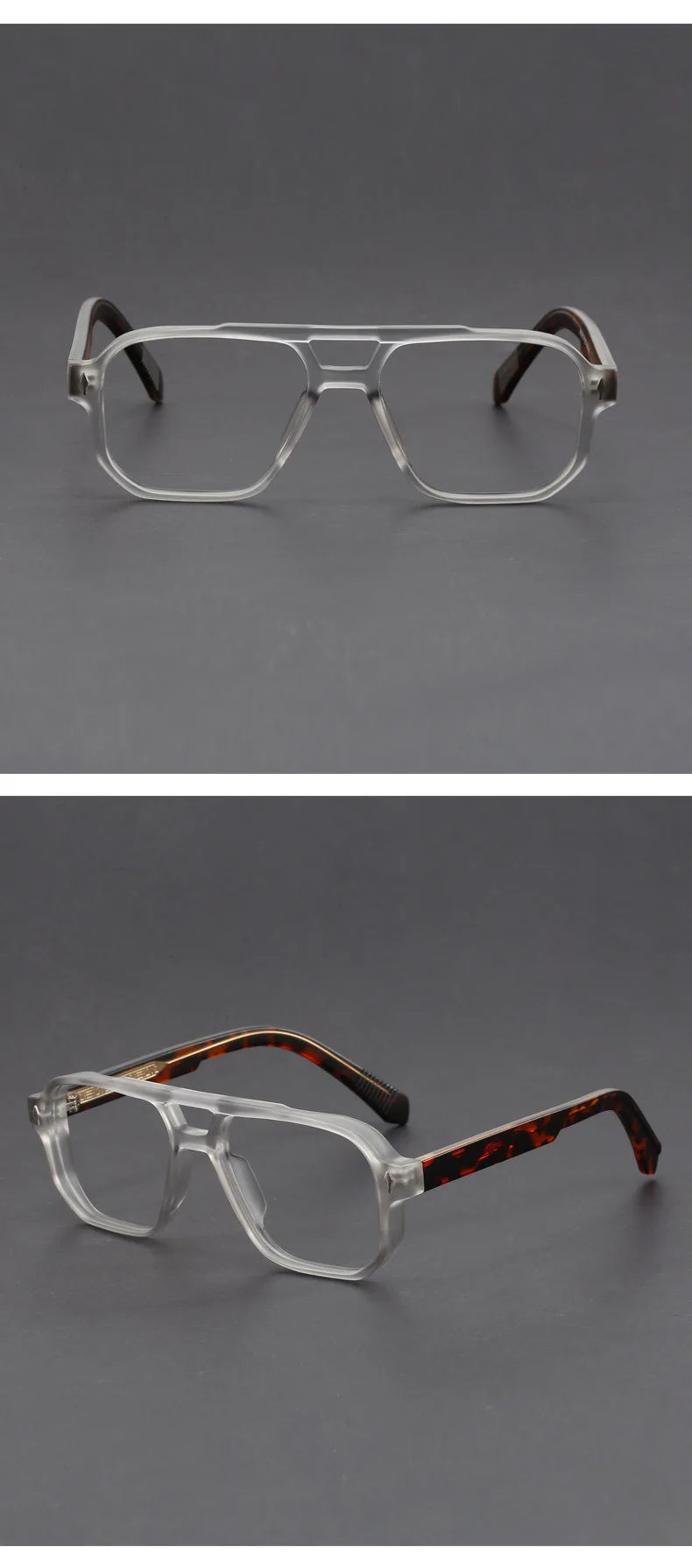 Stylish Anti Blue Light Photochromic Prescription Glasses for Men