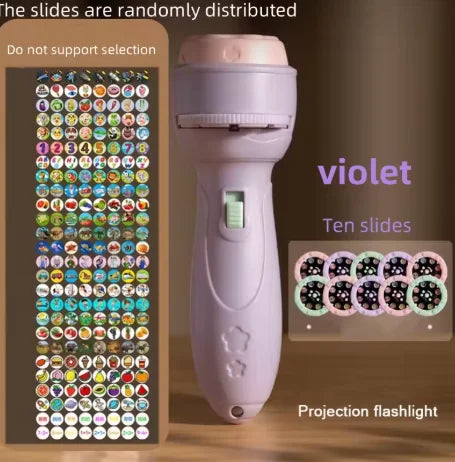 Projection Flashlight Toy | Fun and Educational Projector for Kids