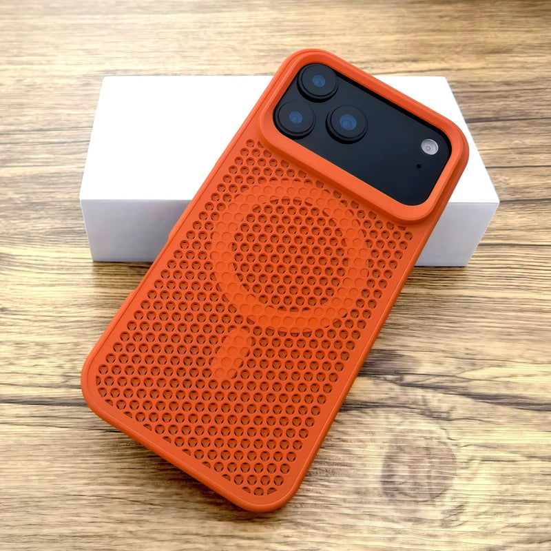 Luxury Heat Dissipating Hard Case for iPhone 17 Series