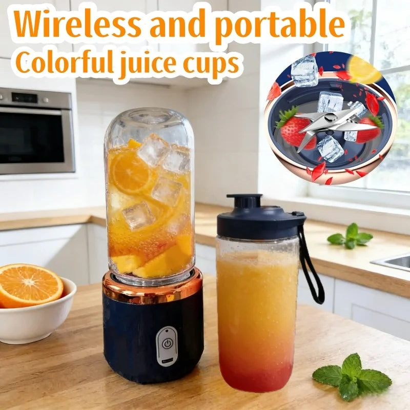Portable Electric Blender | 6 Blades for Juicing & Smoothies