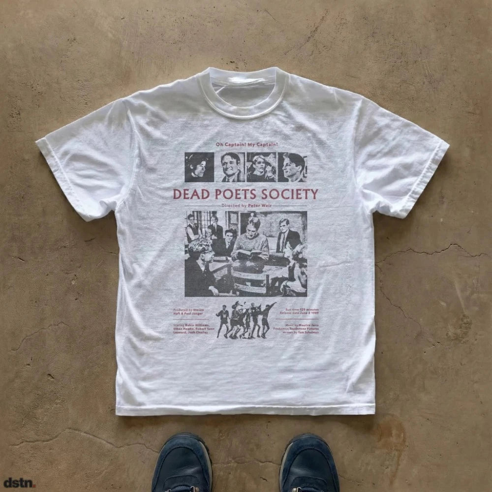 Unisex Graphic Tee | Dead Poets Society Movie Poster Shirt