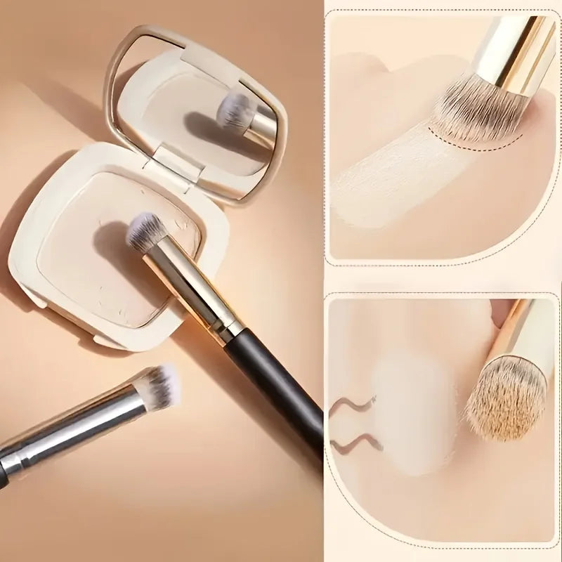 Ultra-Soft Kabuki Makeup Brush | Flawless Foundation & Contour