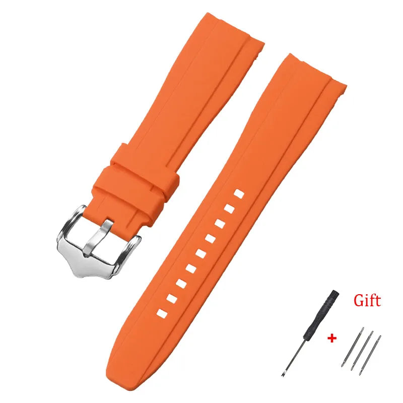 High Quality Silicone Watch Band | 20mm & 22mm Waterproof Straps