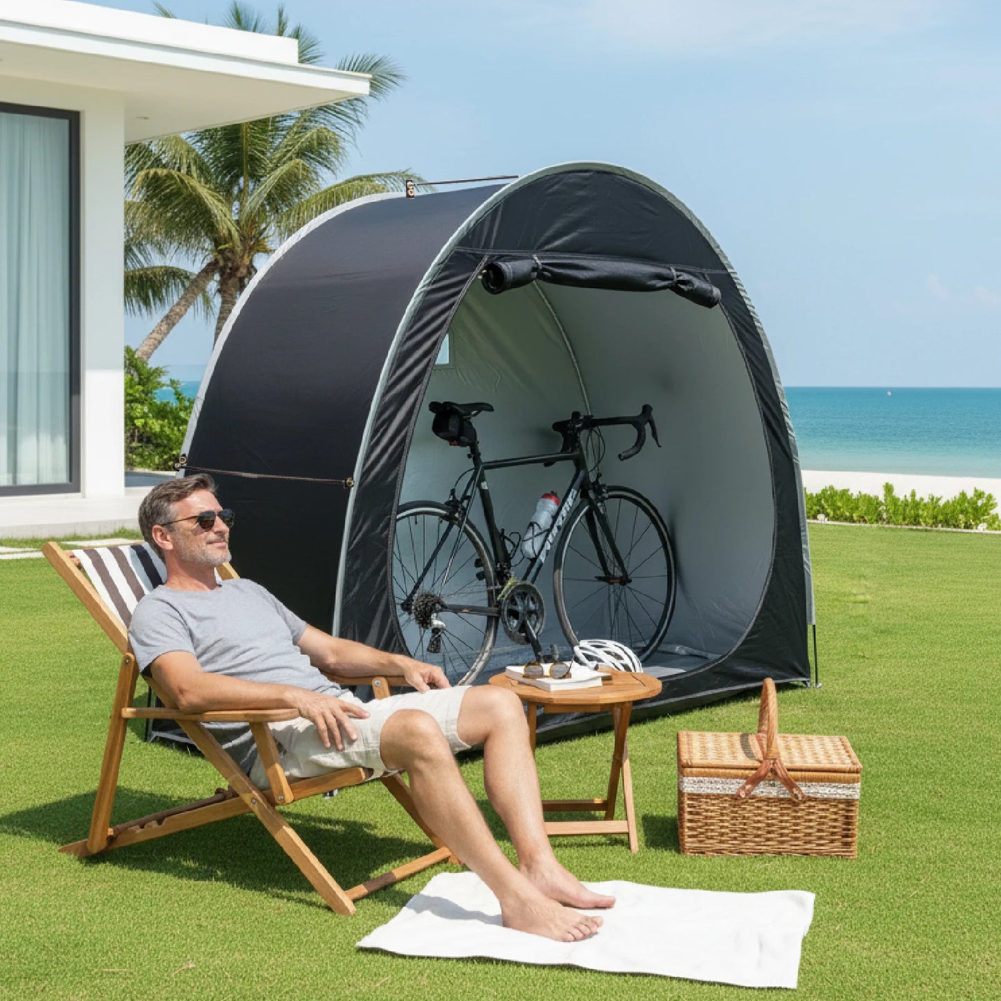 Portable Thickened Oxford Cloth Bike Shelter | Versatile Outdoor Tent